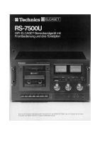 Technics - RS-7500-U-Brochure 